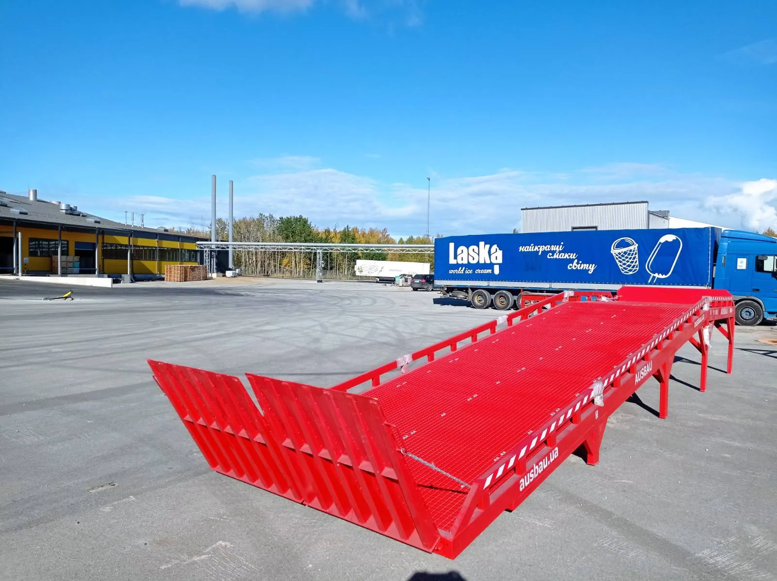 rampe pour quai de chargement